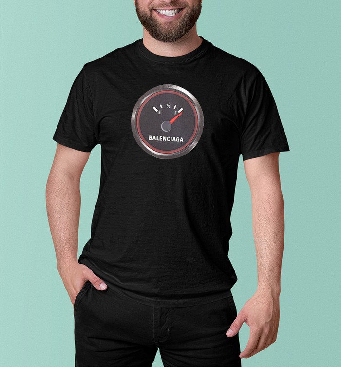 Balenciaga Fuel Gauge T Shirt | Beateefun