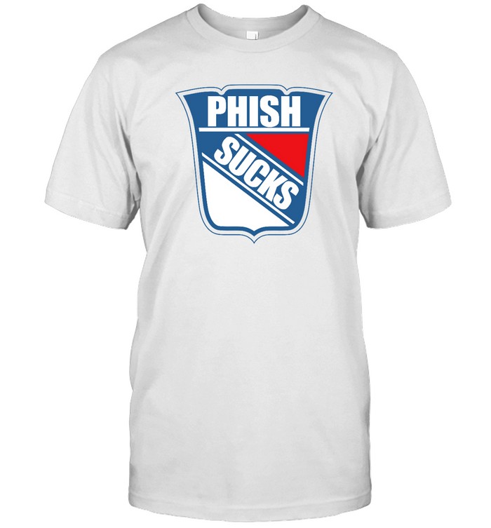 Phish Sucks Shirt New York Rangers 