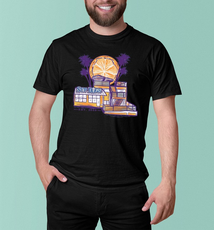 Barstool Best Bar Sup Dogs Logo Shirt 