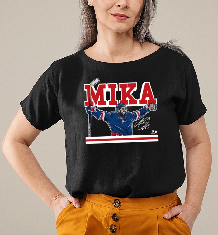 Mika Zibanejad New York Rangers T-Shirt 