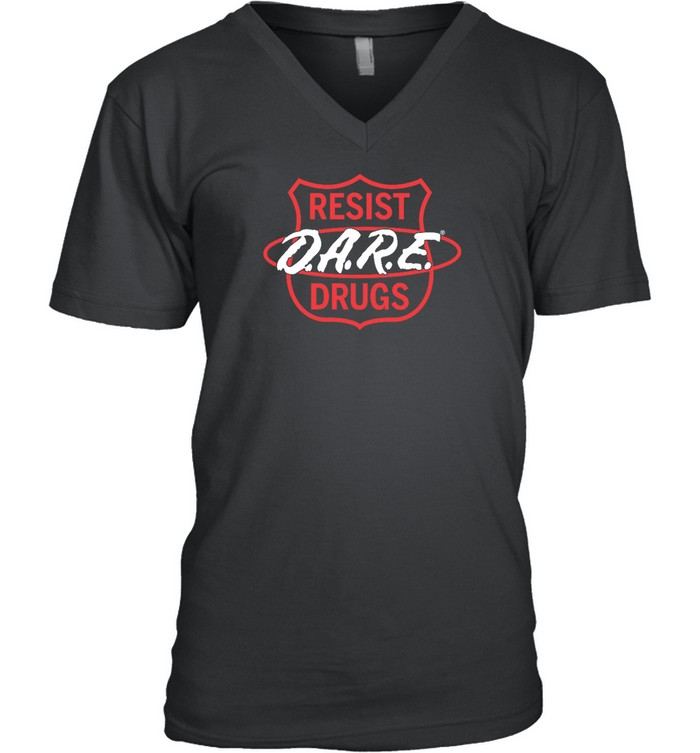 D.A.R.E Resist Drugs Tee T-Shirt Dare 