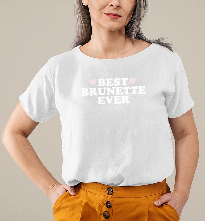 Best Brunette Ever Black Shirt | Bedtribute
