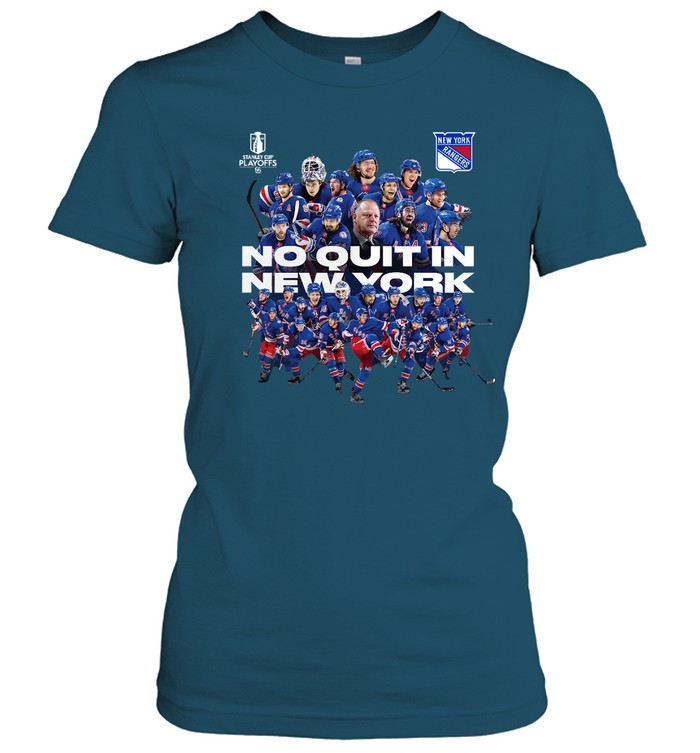 New York Rangers No Quit Team Photo T 