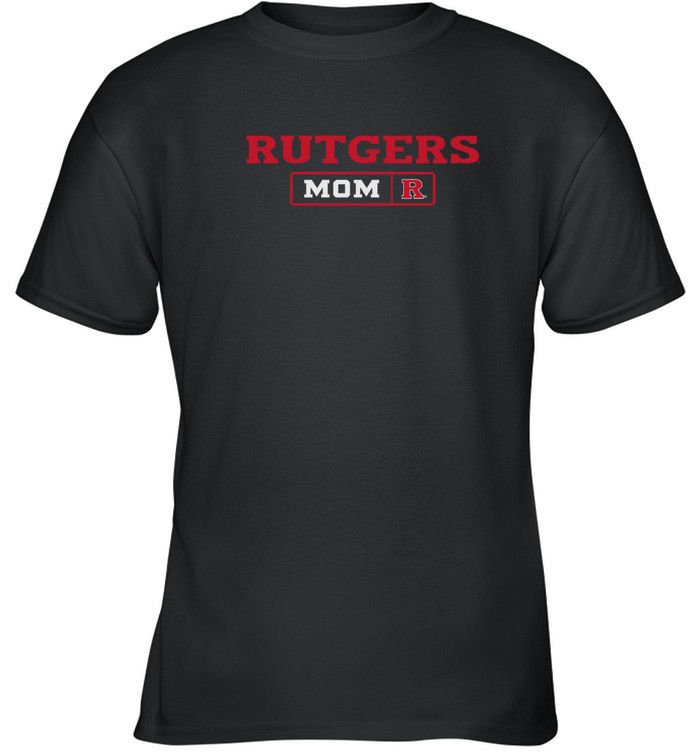 Rutgers Scarlet Logo Combo Mom Shirt 