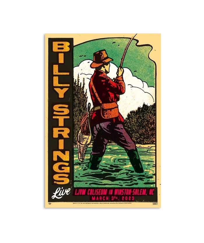 billy-strings-march-3rd-2023-ljvm-coliseum-winston-salem-nc-poster