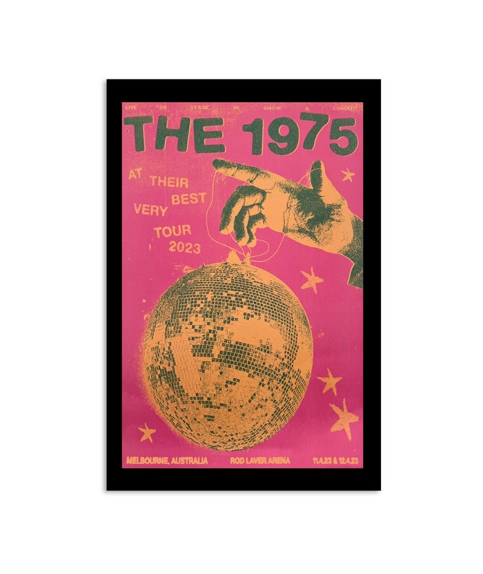 Poster The 1975 Tour Melbourne, Australia 2023 Limited