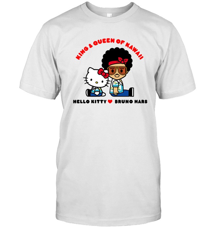 BRUNO MARS HELLO KITTY Tシャツ　Lサイズ Bruno Mars X Hello Kitty Black Tee