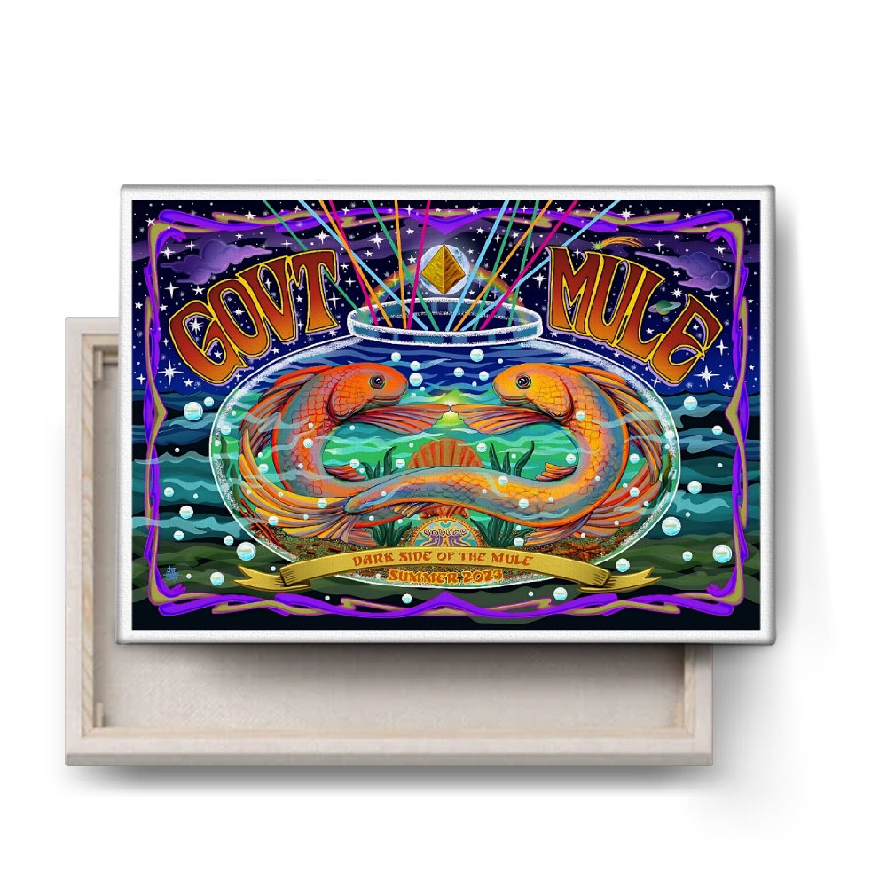 2023 Gov't Mule Dark Side of the Mule Tour Poster | Custom prints store |  T-shirts, mugs, face masks, posters