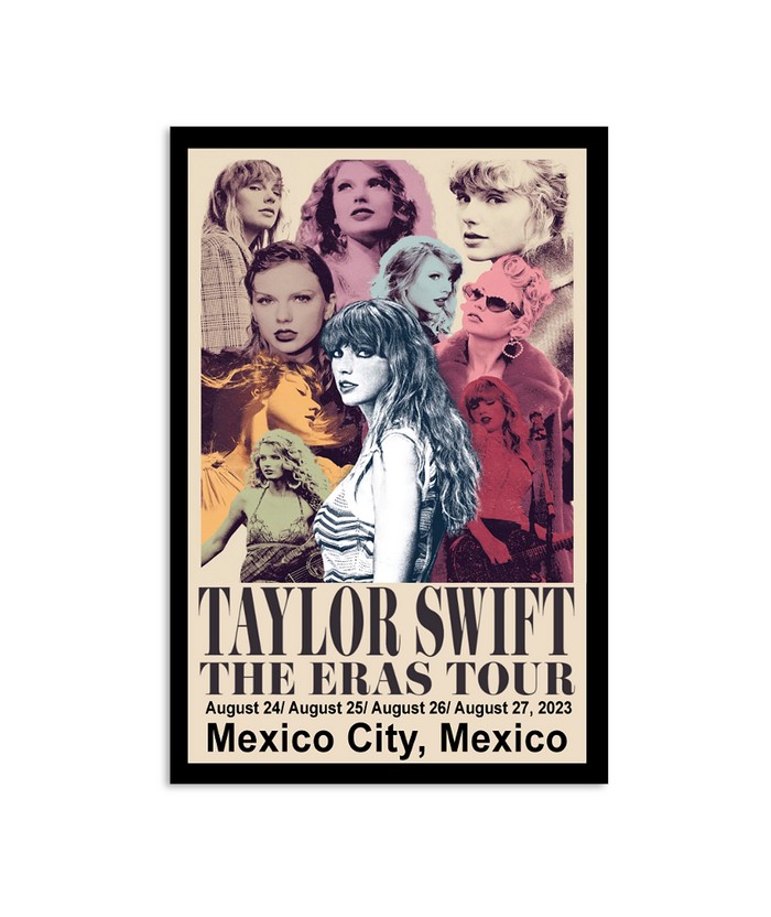 Taylor Swift The Eras Tour Mexico City, Mexico Poster | Custom