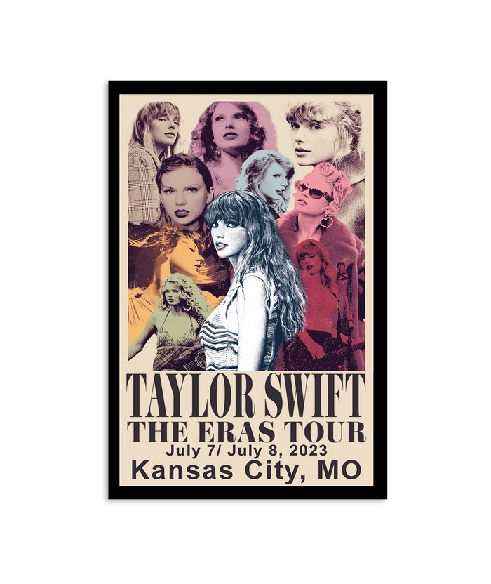 Taylor Swift 2023 The Eras Tour poster