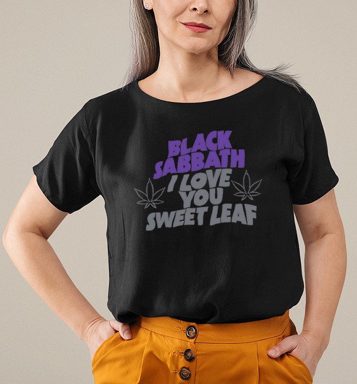 Sabbath I Love You Sweet Leaf T Shirt 