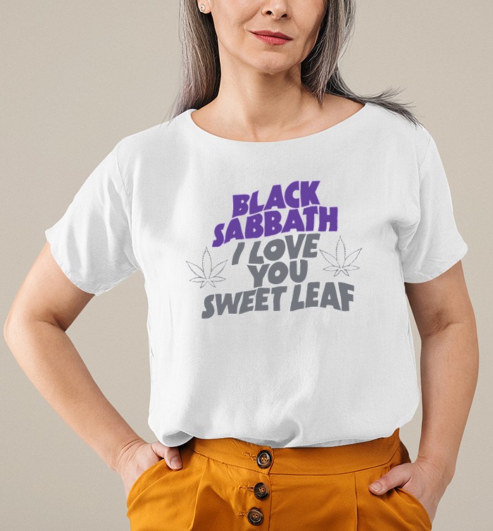 Sabbath I Love You Sweet Leaf T Shirt 