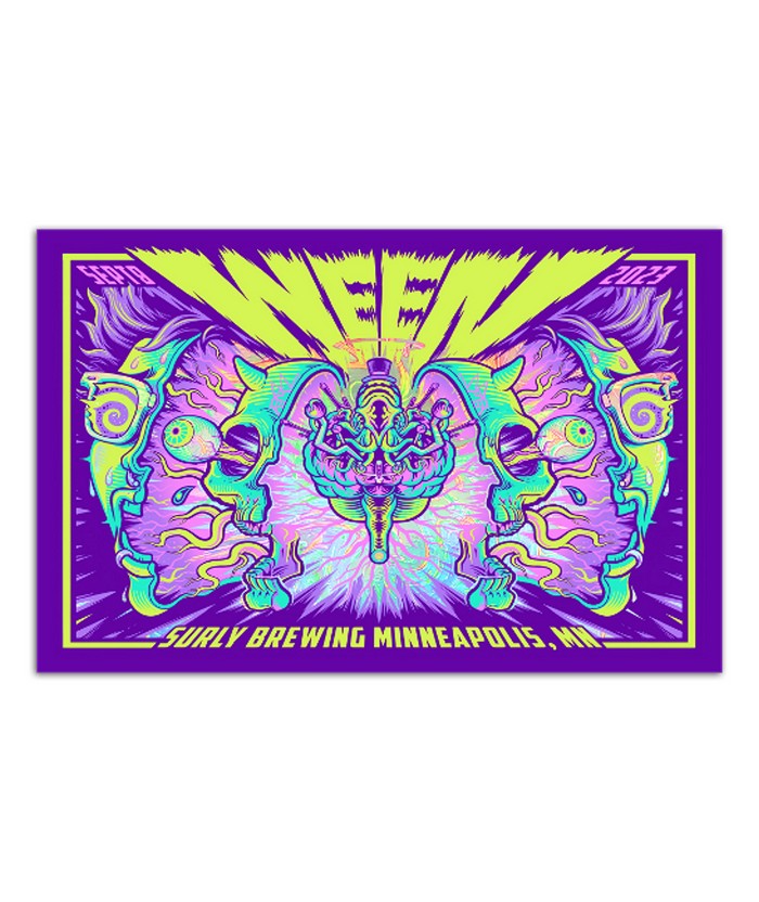 WEEN Anniversary Tee＆Poster Ween Band Chocolate And Cheese 30th Anniversary Clasic T