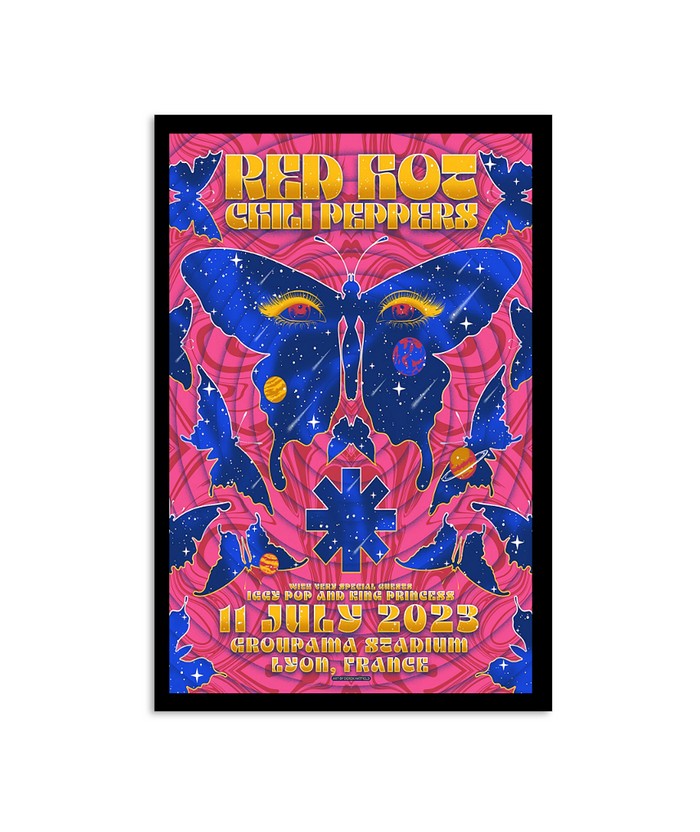 RED HOT CHILI PEPPERS リトグラフ　2023ツアー 速報】レッチリ、約16年振りの単独公演が2023年2月に東京・大阪