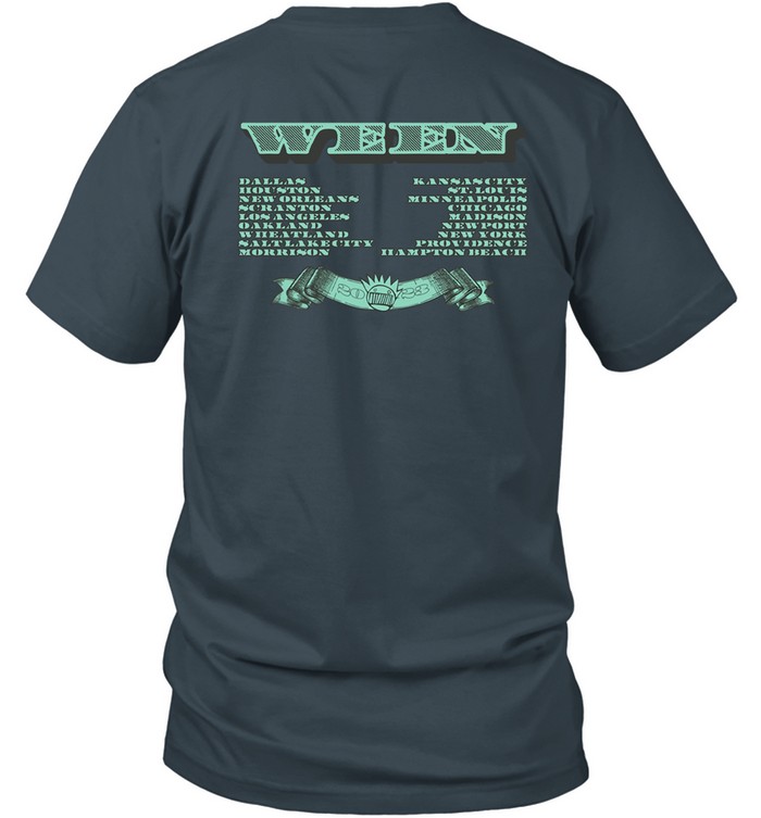 WEEN Anniversary Tee＆Poster Ween Announce 40th Anniversary Tour Poster | Custom prints