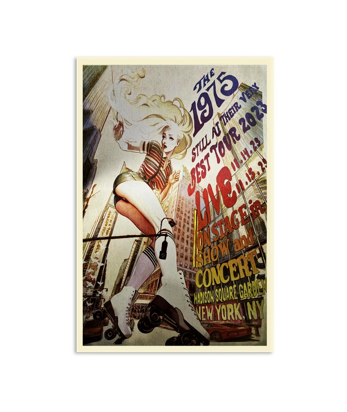 The 1975 リトグラフ(ポスター) 2023 ロンドン公演