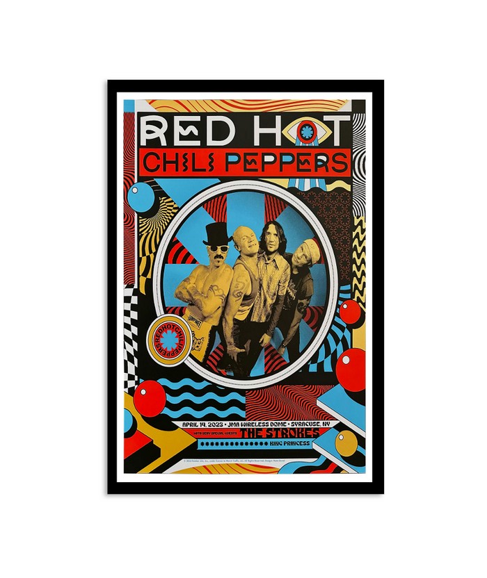 RED HOT CHILI PEPPERS ポスター　2023 The Band 2023 North America Tour Poster – Red Hot Chili Peppers