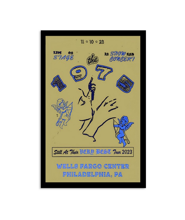 The 1975 2023 Tour Philadelphia, PA Poster | Custom prints