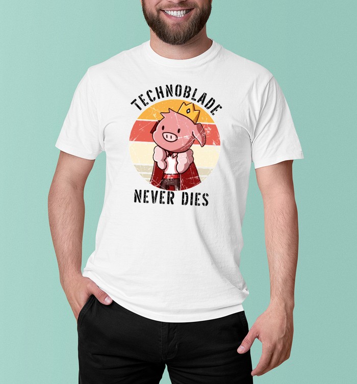 technoblade never dies moletom com capuz