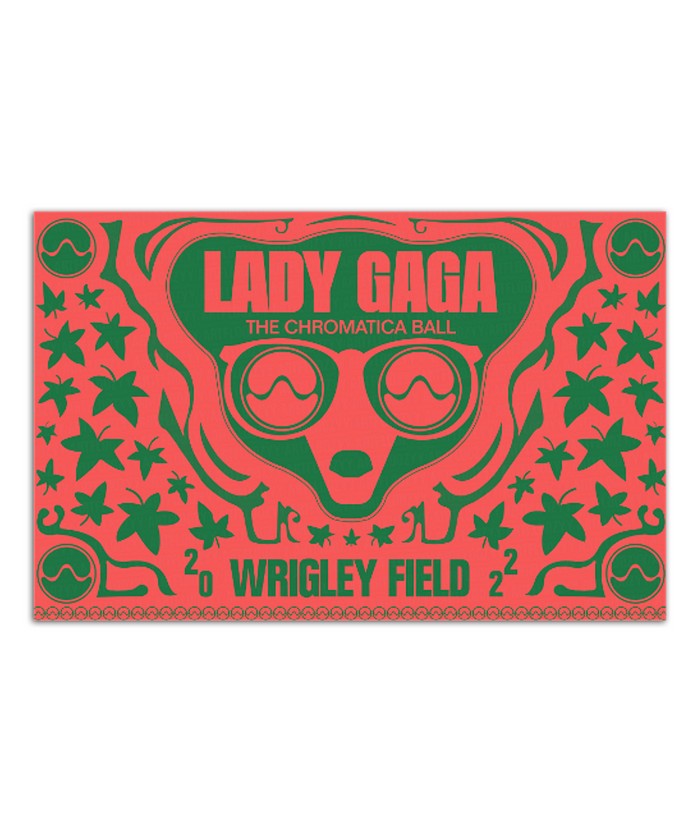 Lady Gaga The Chromatica Ball Wrigley Field 2022 Poster Custom prints