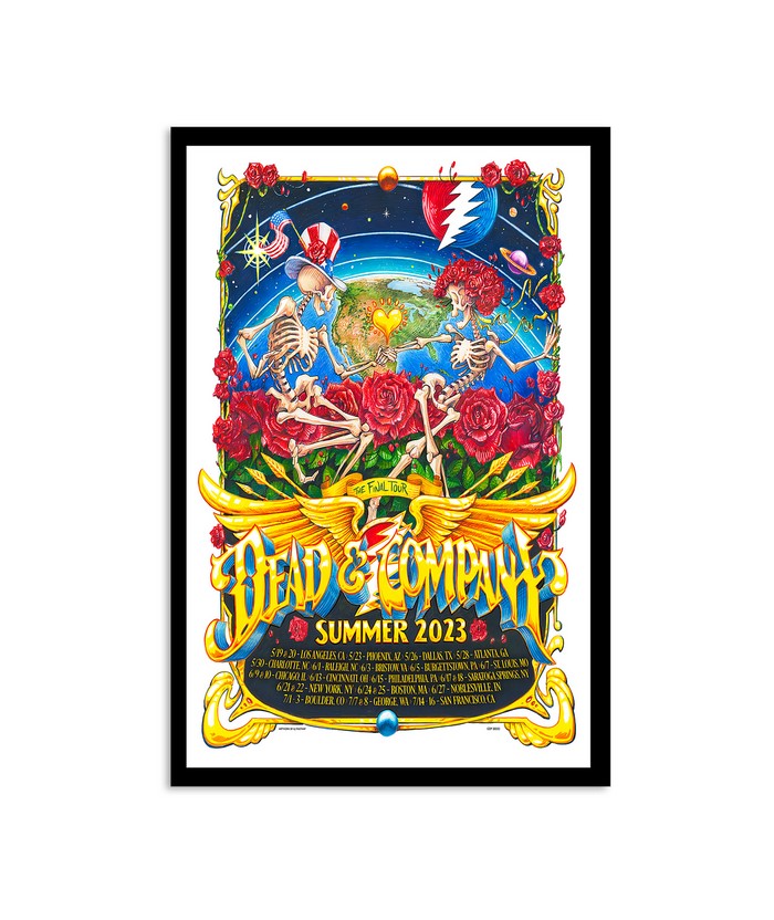 Dead & Company 2023 Final Tour Poster | Custom prints store