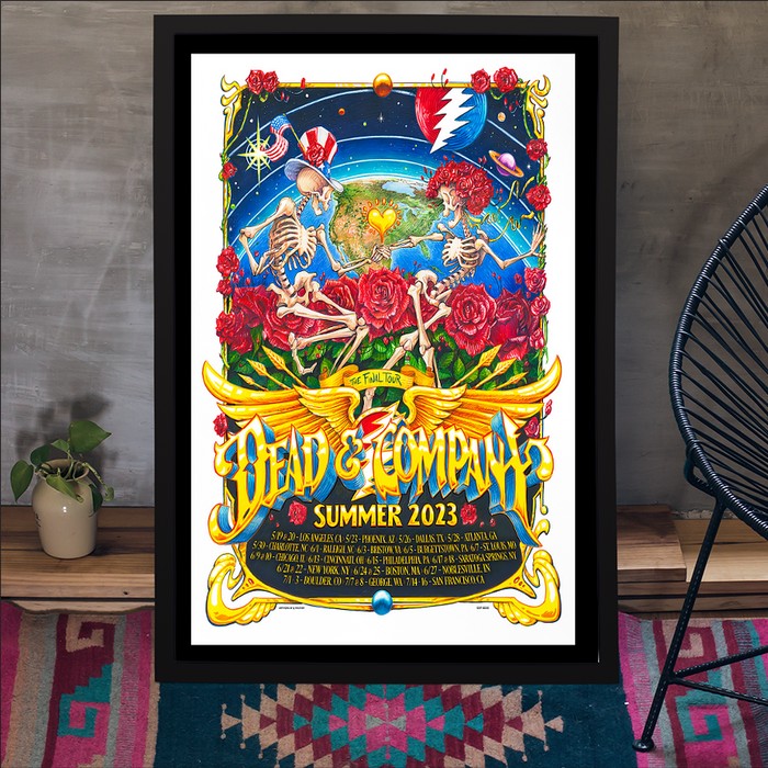 Dead & Company 2023 Final Tour Poster | Custom prints store