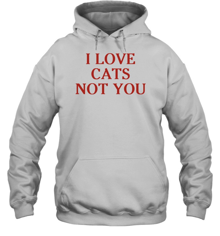 Itzavibe I Love Cat Not You Shirt | Custom prints store | T