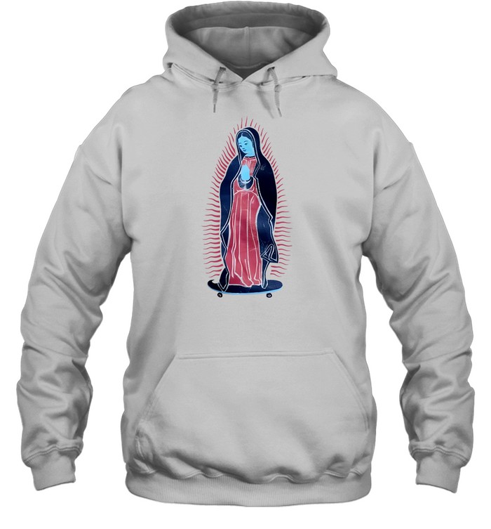 Our Lady Of Guadalupe On Skateboard Hoodie