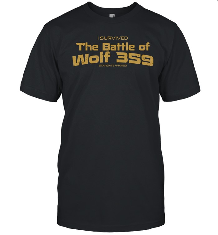 Todd Stashwick I Survived The Battle Of Wolf 359 Stargate 440023 Unisex T Shirt