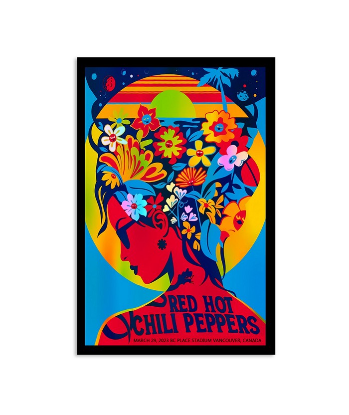 RED HOT CHILI PEPPERS リトグラフ　2023ツアー Event Red Hot Chili Peppers - 19/02/2023 - Tokyo - Tokyo