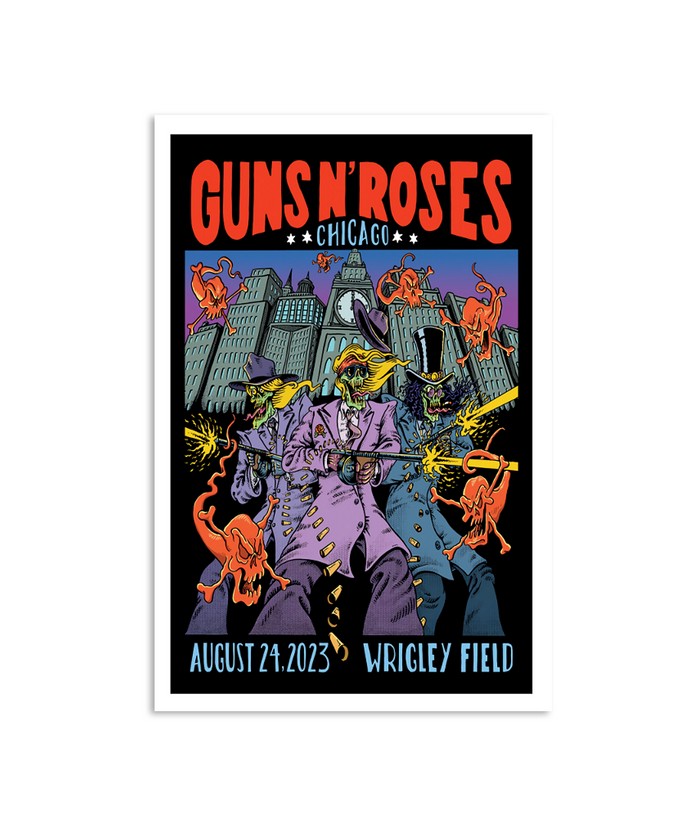 Guns N' Roses Hyde Park London, UK June 30, 2023 Poster | Custom