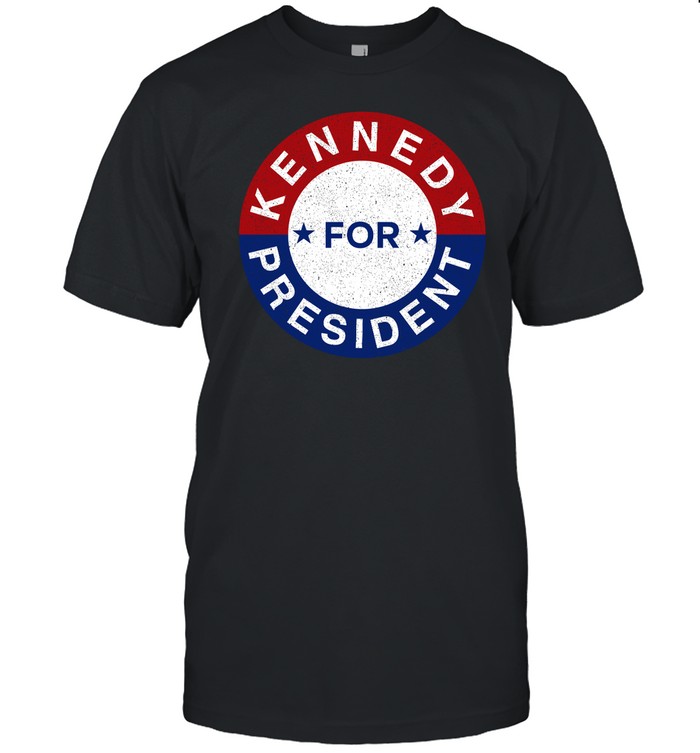 Robert F. Kennedy Jr Wearing Kennedy For President Tee Shirt