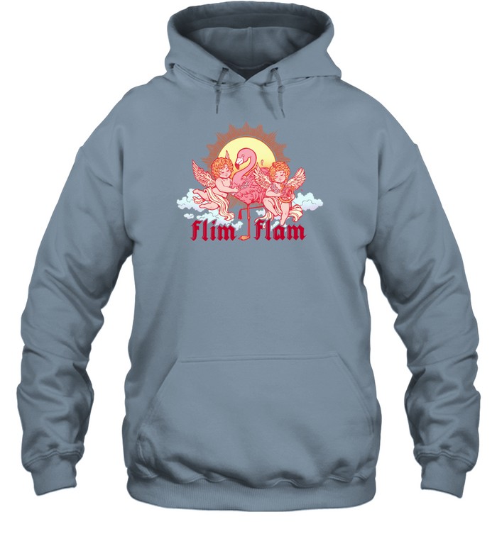 Clothing Flamingo Blossom Hoodie Flamingo Blossom Mens Hoodie Hotsell