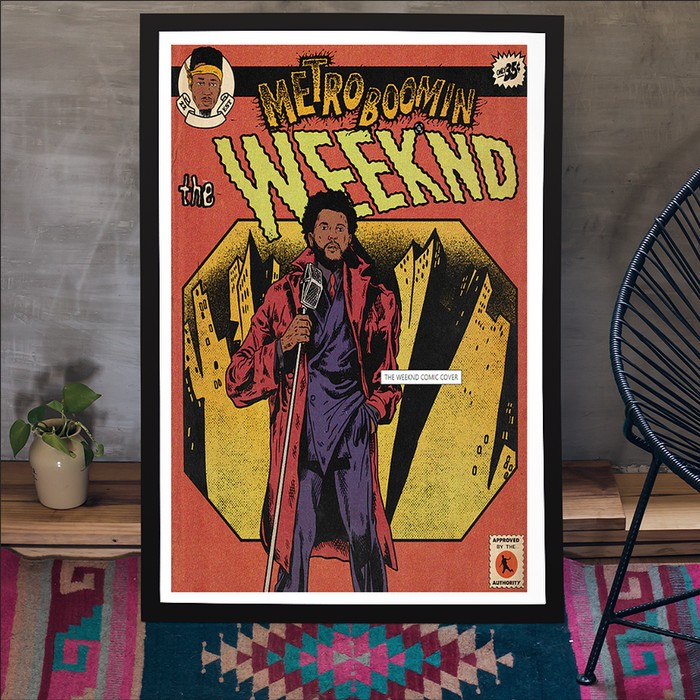 Metro Boomin The Weeknd Comic Poster | Custom prints store | T 