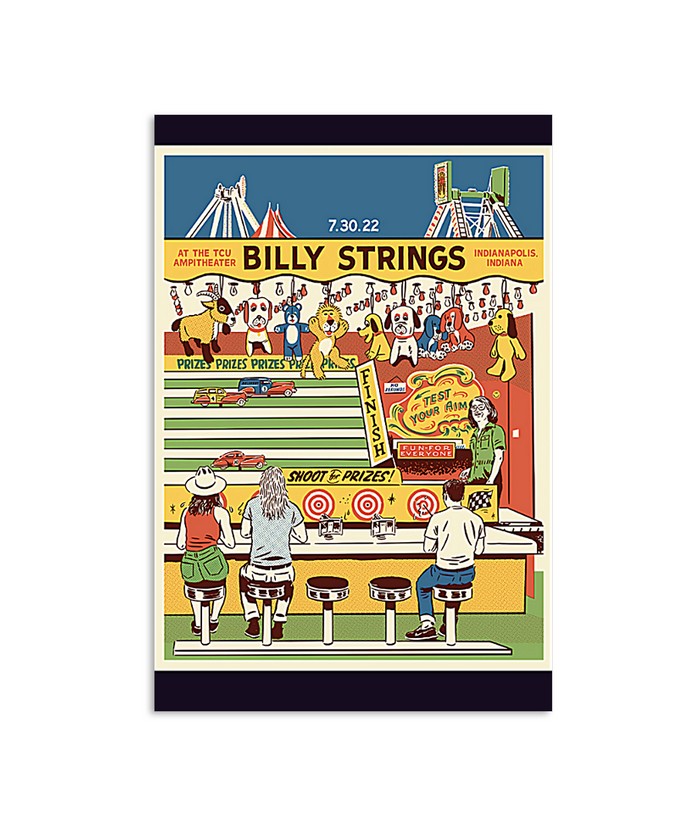 Billy Strings Poster Indianapolis, IN 7/30/22 Ryan Duggan Poster
