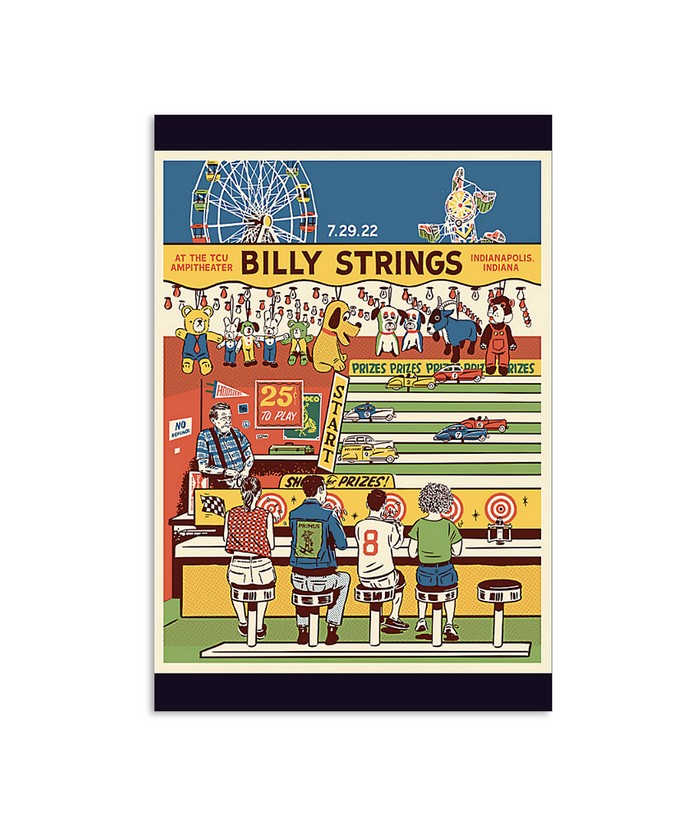 Billy Strings Poster Indianapolis, IN 7/29/22 Ryan Duggan Poster