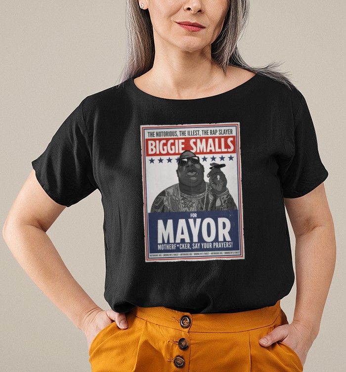biggie smalls for mayor shirt