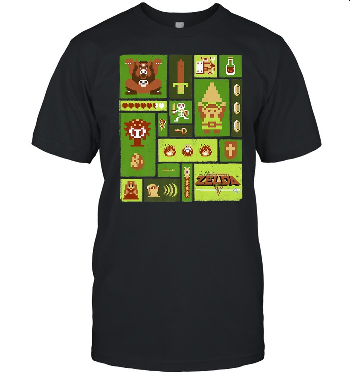 Kane Carter Legend Of Zelda Collage Tee   Custom prints store   T-shirts  mugs  face masks  posters