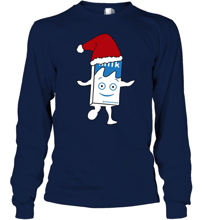 Blur Milk Carton Christmas Long Sleeve   Custom prints store   T-shirts  mugs  face masks  posters
