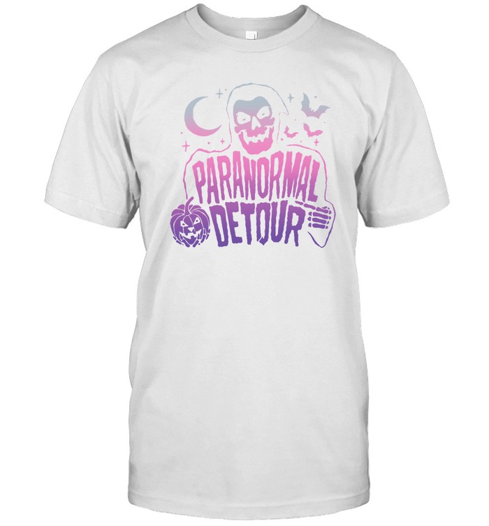 Paranormal Detour Faded Skull Shirt   Custom prints store   T-shirts  mugs  face masks  posters
