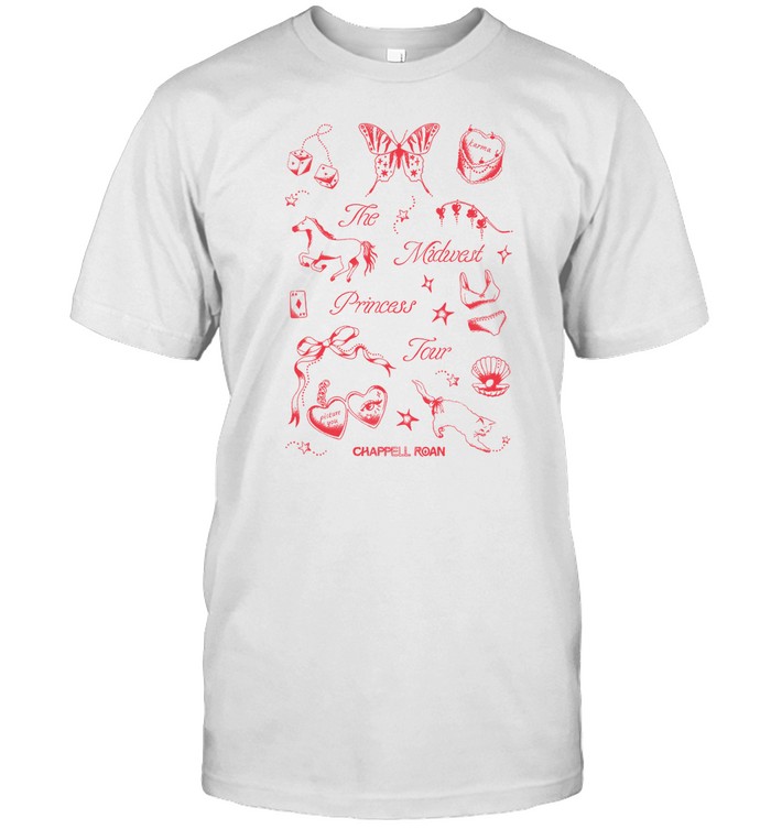 Chappell Roan Midwest Princess Tee   Custom prints store   T-shirts  mugs  face masks  posters