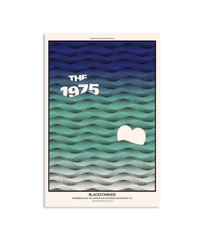 The 1975 San Francisco, CA 11,29,2022 Poster Custom prints store T