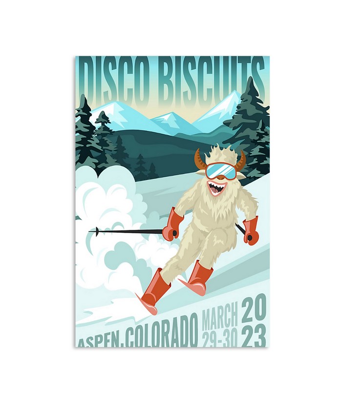 The Disco Biscuits March 2930 2023 Aspen, Colorado Poster Custom
