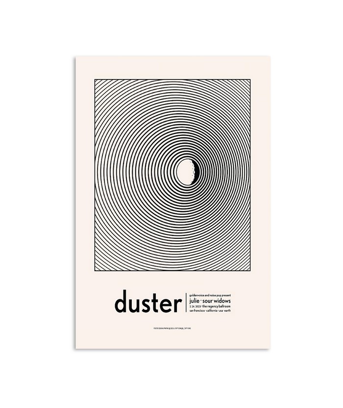 Duster February 24 2023 The Regency Ballroom Poster Custom prints
