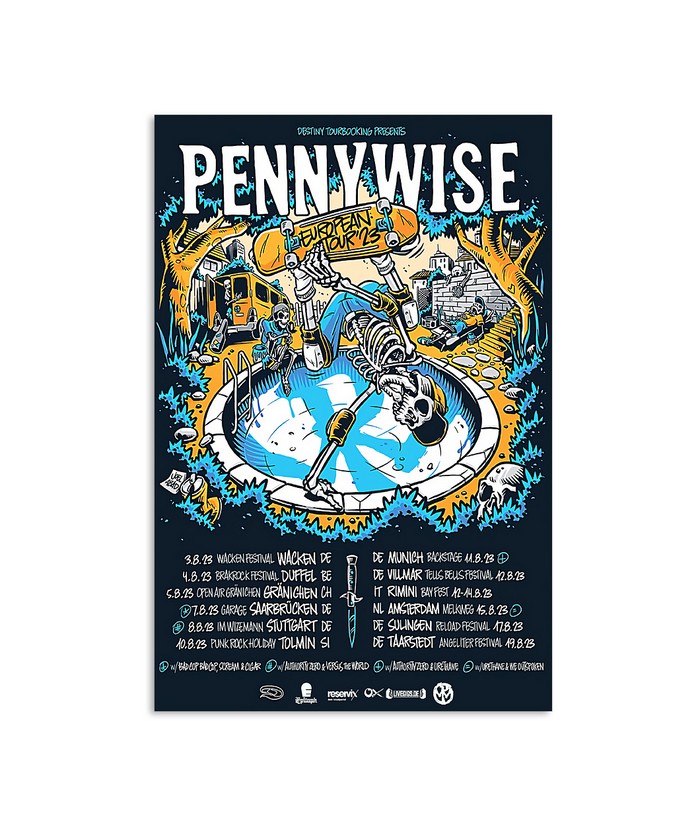 Pennywise European Tour 2023 Poster Custom Prints Store T shirts pennywise-european-tour-2023-poster-custom-prints-store-t-shirts