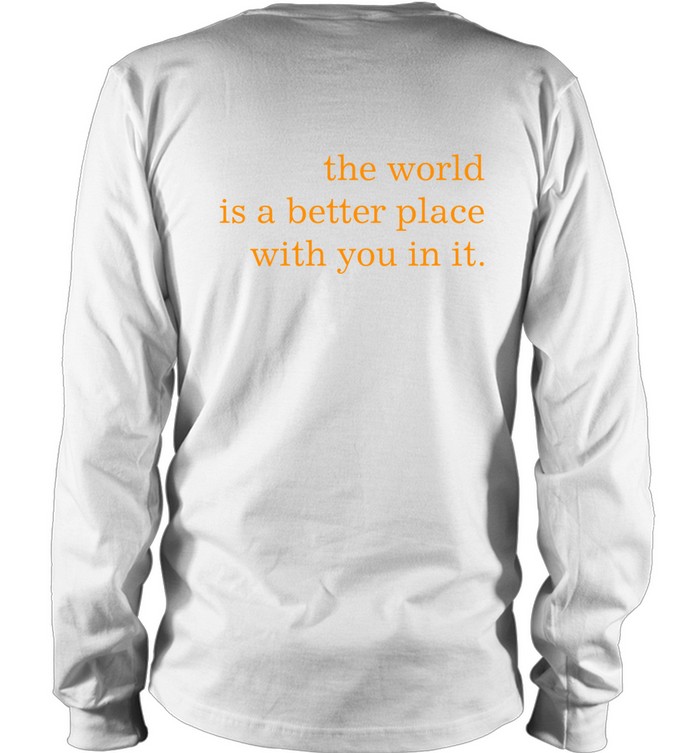 the world is a better place with you in it moletom com capuz pacsun