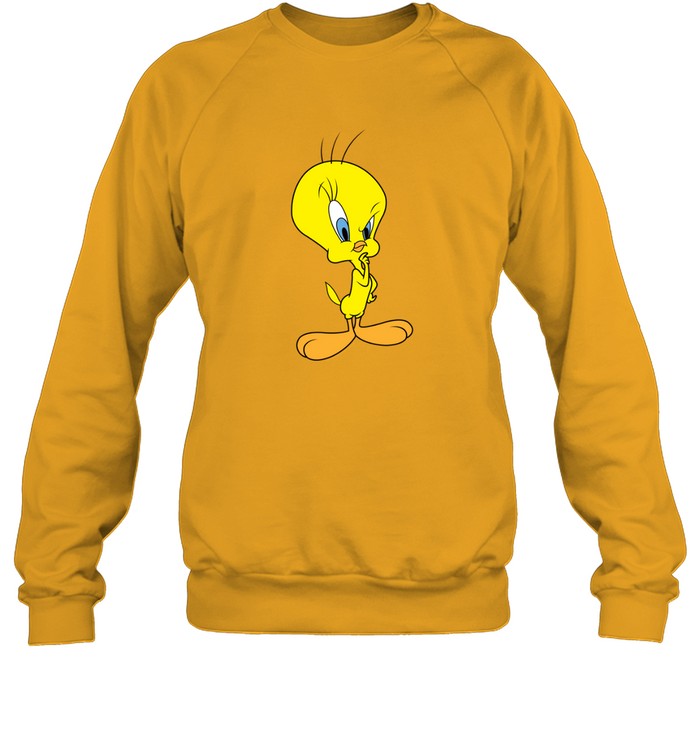 yellow tweety bird sweatshirt