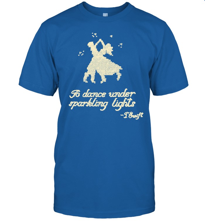 blue christmas tree shirt