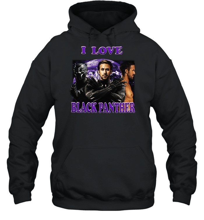 I Love Black Panther Hoodie | Custom prints store | T