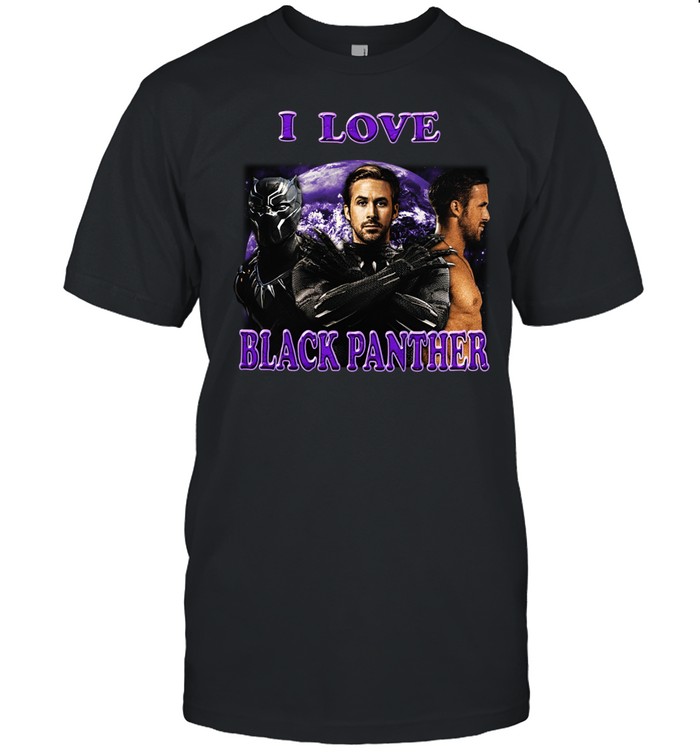 I Love Black Panther | Custom prints store | T